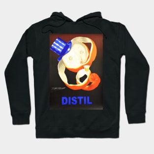 DISTIL APERITIF Orange Alcohol Beverage Achille Mauzan Art Deco Vintage Hoodie